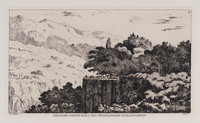 KG 08340
<br/>
'Der hohe Garten-Wall des Heidelberger Schlossgarten'
<br/>
<em>Siccama, jhr Louis Charles Hora (1807-1880)</em>